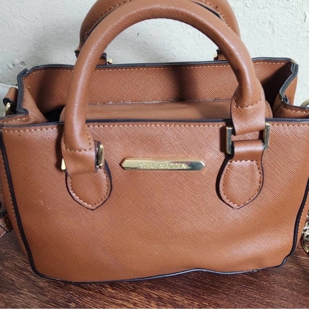 Steve Madden Brown Satchel